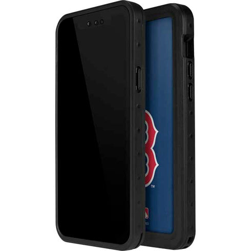 MLB Boston Red Sox - Solid Distressed iPhone 14 Pro Max Waterproof Case