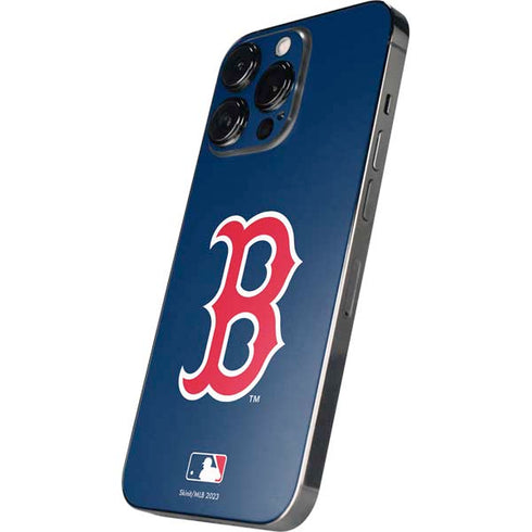 MLB Boston Red Sox - Solid Distressed iPhone 15 Pro Skin