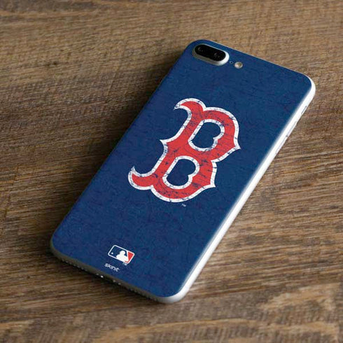 MLB Boston Red Sox - Solid Distressed iPhone 8 Plus Skin