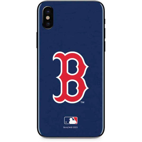 MLB Boston Red Sox - Solid Distressed iPhone X Skin