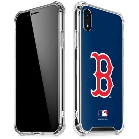 MLB Boston Red Sox - Solid Distressed iPhone XR Clear Case