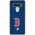 MLB Boston Red Sox - Solid Distressed LG Stylo 6 Clear Case