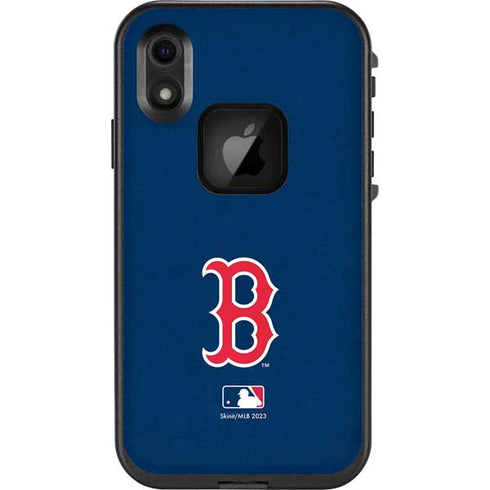 MLB Boston Red Sox - Solid Distressed LifeProof Fre iPhone Skin