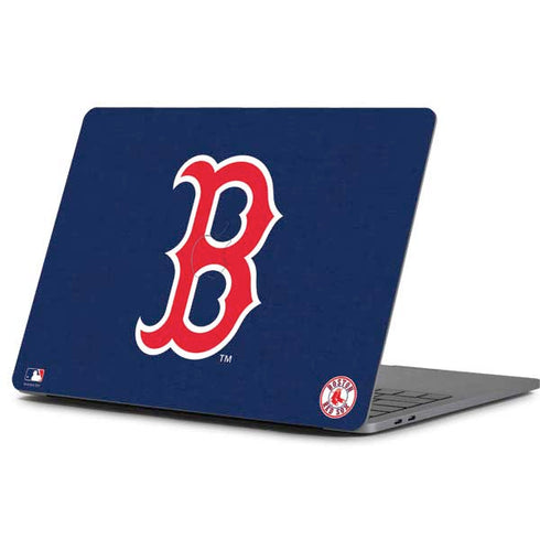 MLB Boston Red Sox - Solid Distressed Apple MacBook Pro 13-inch Skin