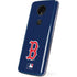 MLB Boston Red Sox - Solid Distressed Moto E5 Plus Skin
