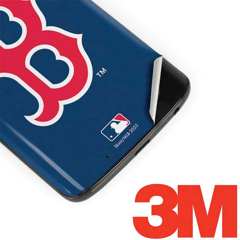 MLB Boston Red Sox - Solid Distressed Moto G6 Skin
