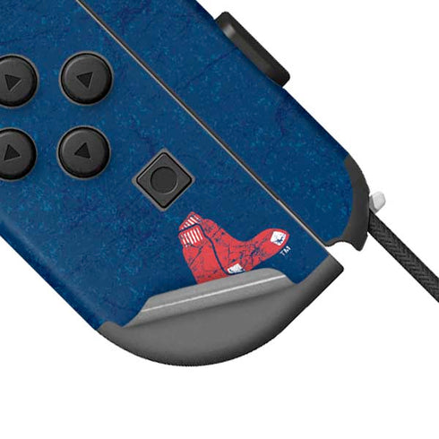 MLB Boston Red Sox - Solid Distressed Nintendo Joy-Con (L/R) Controller Skin