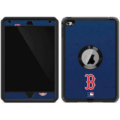 MLB Boston Red Sox - Solid Distressed Otterbox Defender iPad Skin