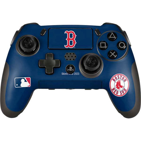 MLB Boston Red Sox - Solid Distressed PlayStation Scuf Vantage 2 Controller Skin