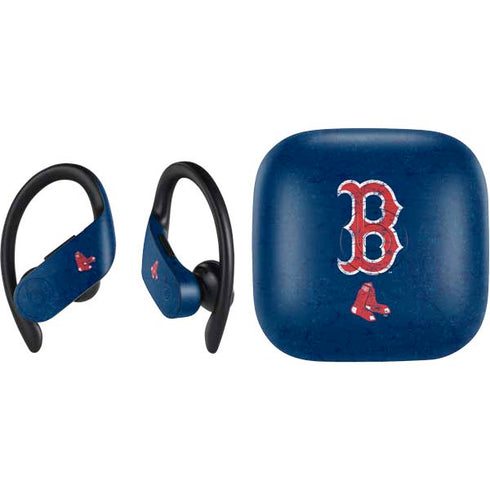 MLB Boston Red Sox - Solid Distressed PowerBeats Pro Skin
