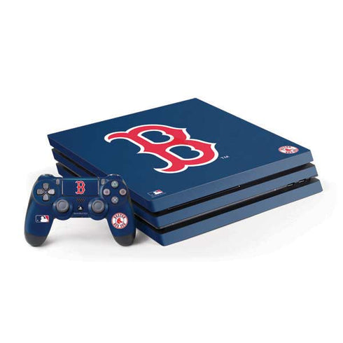 MLB Boston Red Sox - Solid Distressed PS4 Pro Bundle Skin