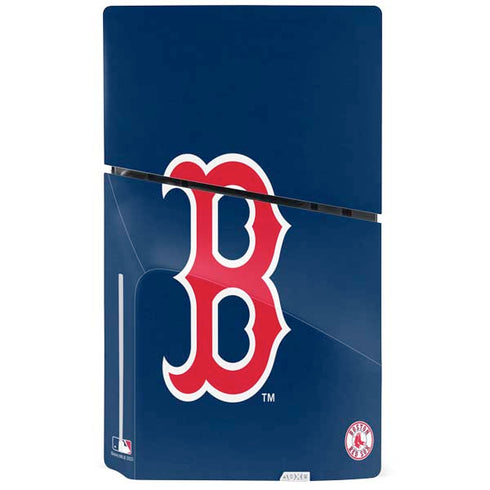 MLB Boston Red Sox - Solid Distressed PS5 Slim Disk Console Skin