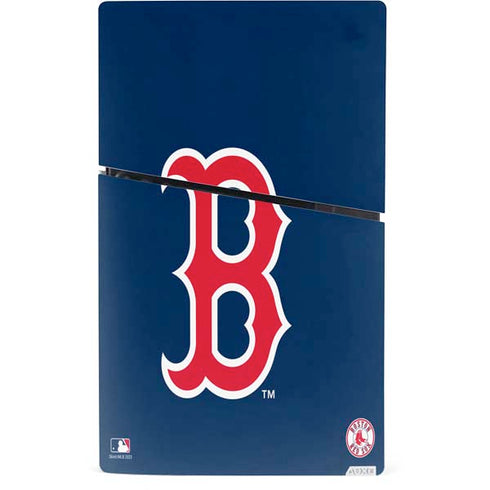 MLB Boston Red Sox - Solid Distressed PS5 Slim Digital Edition Bundle Skin