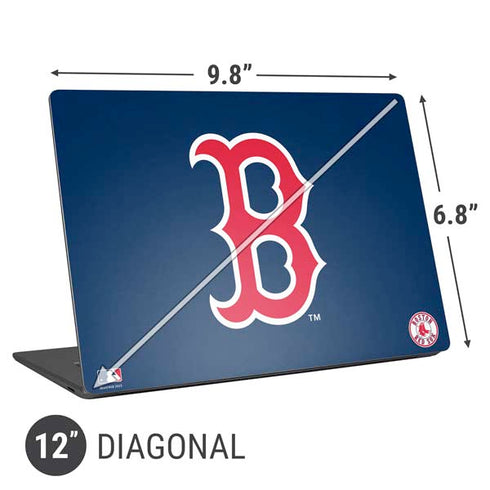 MLB Boston Red Sox - Solid Distressed Universal Laptop 12in (9.8 x 6.8in) Skin