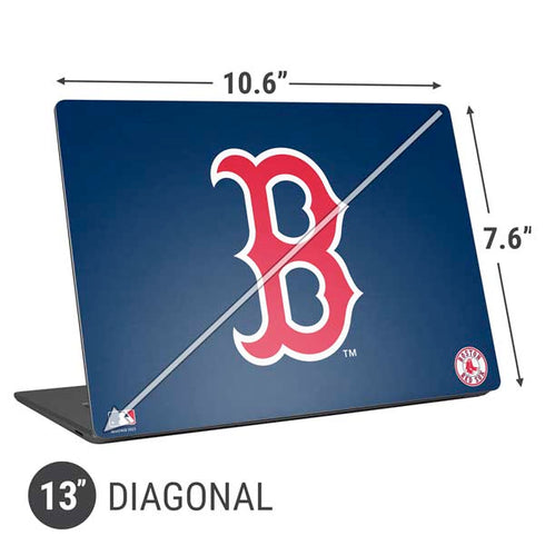 MLB Boston Red Sox - Solid Distressed Universal Laptop 13in (10.6 x 7.6in) Skin