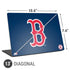 MLB Boston Red Sox - Solid Distressed Universal Laptop 13in (10.6 x 7.6in) Skin