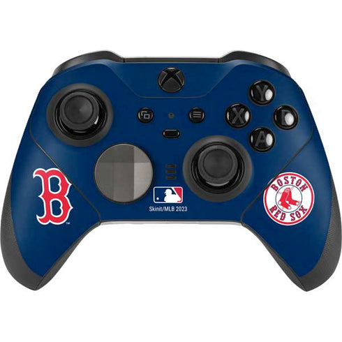 MLB Boston Red Sox - Solid Distressed Xbox Elite Wireless Controller Series 2 Skin