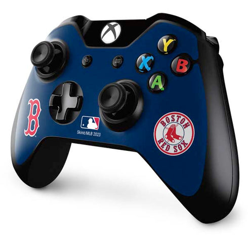 MLB Boston Red Sox - Solid Distressed Xbox One Controller Skin