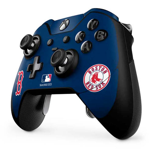 MLB Boston Red Sox - Solid Distressed Xbox One Elite Controller Skin