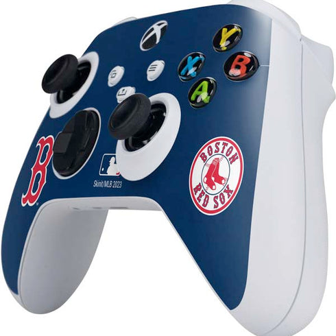 MLB Boston Red Sox - Solid Distressed Xbox Series S Controller Skin
