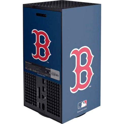 MLB Boston Red Sox - Solid Distressed Xbox Series X Console Skin