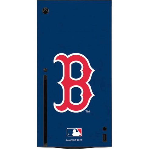 MLB Boston Red Sox - Solid Distressed Xbox Series X Console Skin