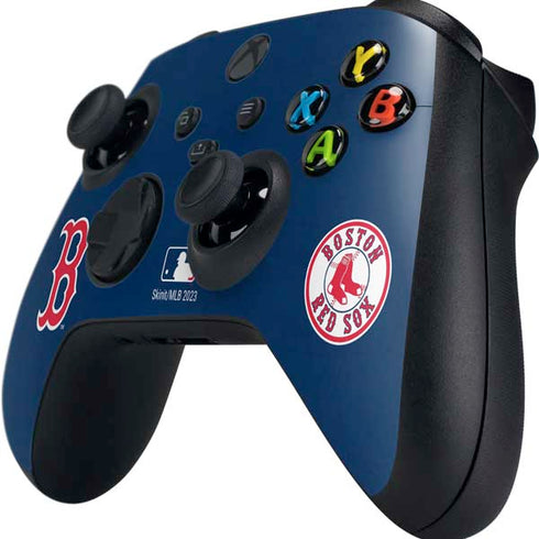 MLB Boston Red Sox - Solid Distressed Xbox Series X Controller Skin