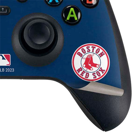 MLB Boston Red Sox - Solid Distressed Xbox Series X Controller Skin