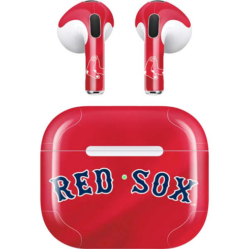 MLB Boston Red Sox Alternate/Away Jersey Apple AirPods (3rd Gen 2021) Skin