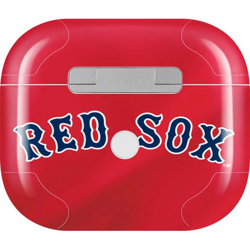 MLB Boston Red Sox Alternate/Away Jersey Apple AirPods (3rd Gen 2021) Skin