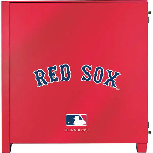 MLB Boston Red Sox Alternate/Away Jersey Corsair 4000D Tempered Glass Mid-Tower ATX Case Skin
