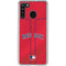 MLB Boston Red Sox Alternate/Away Jersey Galaxy A21 Clear Case