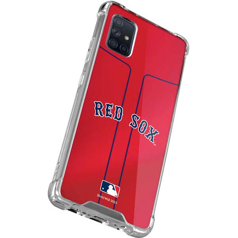 MLB Boston Red Sox Alternate/Away Jersey Galaxy A51 5G Clear Case