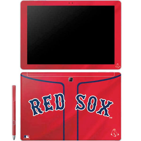 MLB Boston Red Sox Alternate/Away Jersey Galaxy Book 12in Skin