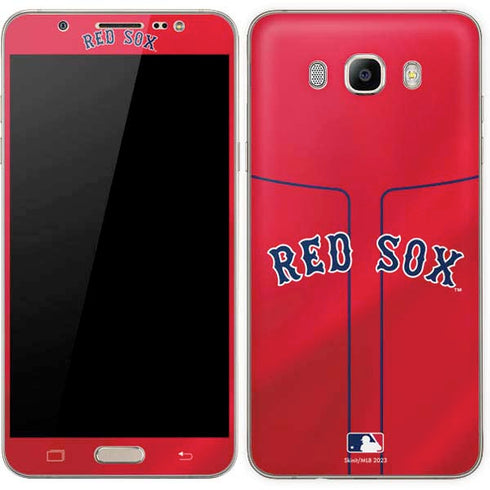 MLB Boston Red Sox Alternate/Away Jersey Galaxy J7 Skin