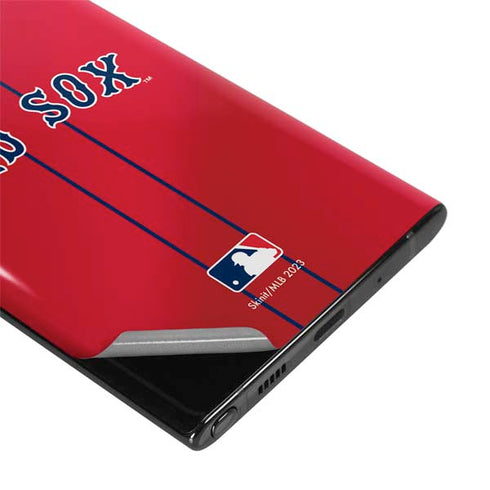 MLB Boston Red Sox Alternate/Away Jersey Galaxy Note 10 Plus Skin