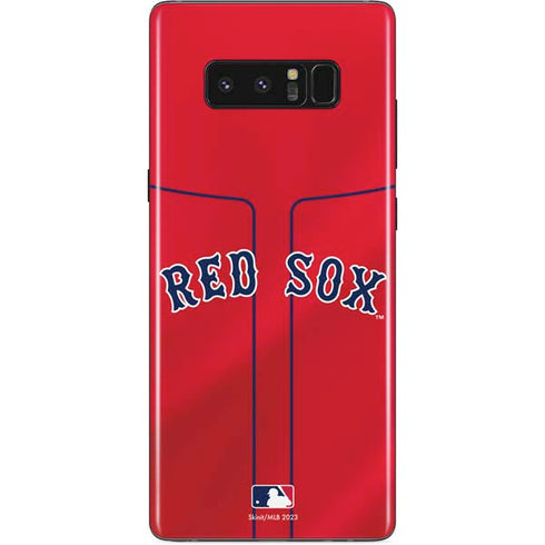 MLB Boston Red Sox Alternate/Away Jersey Galaxy Note 8 Skin