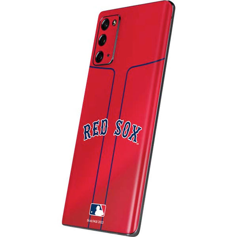 MLB Boston Red Sox Alternate/Away Jersey Galaxy Note20 5G Skin