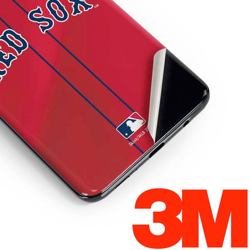 MLB Boston Red Sox Alternate/Away Jersey Galaxy S10 Plus Skin