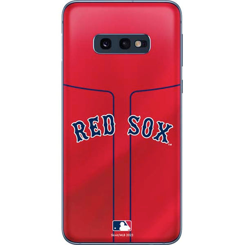 MLB Boston Red Sox Alternate/Away Jersey Galaxy S10e Skin
