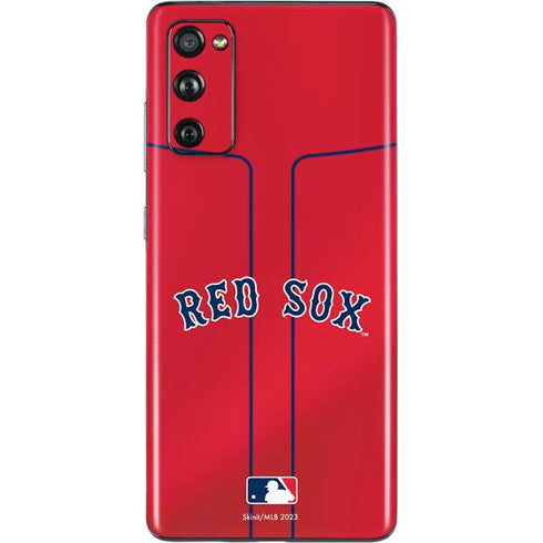MLB Boston Red Sox Alternate/Away Jersey Galaxy S20 Fan Edition Skin