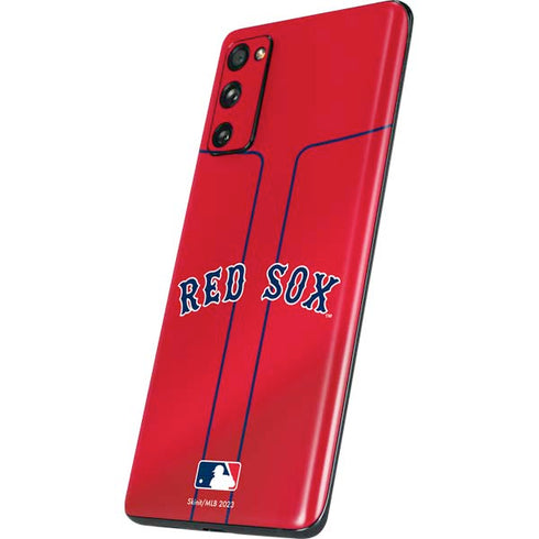 MLB Boston Red Sox Alternate/Away Jersey Galaxy S20 Fan Edition Skin