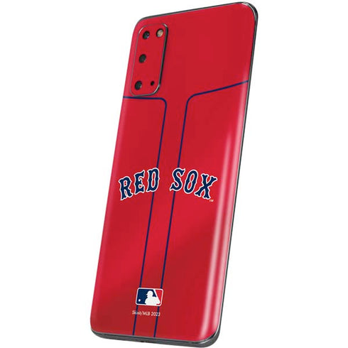 MLB Boston Red Sox Alternate/Away Jersey Galaxy S20 Skin