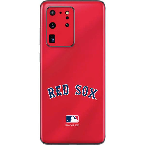 MLB Boston Red Sox Alternate/Away Jersey Galaxy S20 Ultra 5G Skin