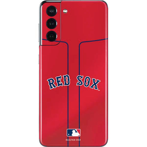 MLB Boston Red Sox Alternate/Away Jersey Galaxy S21 5G Skin