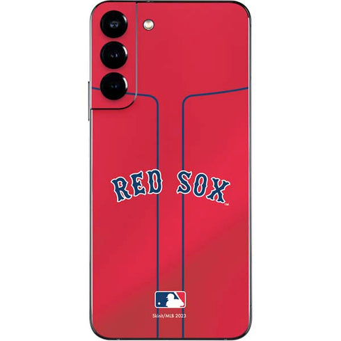 MLB Boston Red Sox Alternate/Away Jersey Galaxy S22 Plus Skin