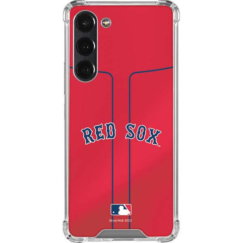 MLB Boston Red Sox Alternate/Away Jersey Galaxy S23 Plus Clear Case