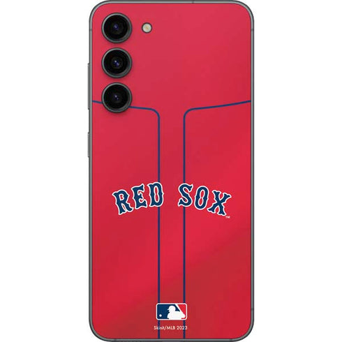MLB Boston Red Sox Alternate/Away Jersey Galaxy S23 Plus Skin