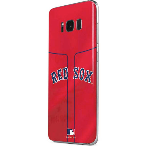 MLB Boston Red Sox Alternate/Away Jersey Galaxy S8 Plus Skin