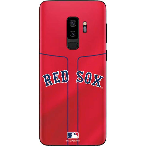 MLB Boston Red Sox Alternate/Away Jersey Galaxy S9 Plus Skin